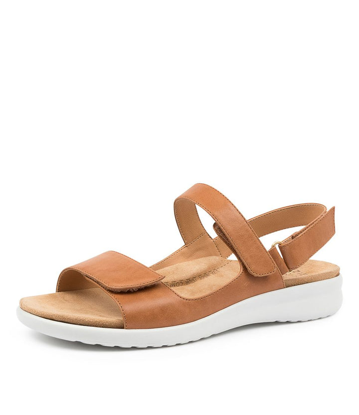 Women's Ziera BENJI-W in Tan/ White Sole Leather. Sku: ZR10589TACLE