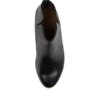 Overhead view Women's Ziera Footwear style name Gates in Black Leather. Sku: ZR10284BLALE