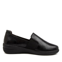 Women's Shoe, Brand Ziera  in  in Black/ Black Sole Leather shoe image inside view