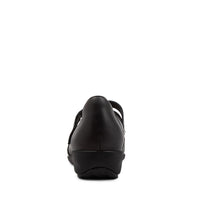 Women's Shoe, Brand Ziera  in  in Black Leather shoe image back view