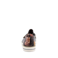 Women's Shoe, Brand Ziera  in  in Antique Floral Leather shoe image back view