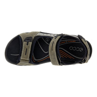 Top down view Men's ECCO Footwear style name Yucatan in color Vetiver/ Wild Dove. Sku: 069564-51693