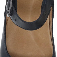 Top view Women's Dansko Footwear style name Tiana in color Black Burnished Calf. Sku: 1705-020200