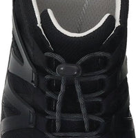 Top view Women's Dansko Footwear style name Henriette Wide in color Black/ Black Suede. Sku: 4862-360295