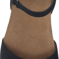 Top view Women's Dansko Footwear style name Rowan in color Black Nubuck. Sku: 6025-105300